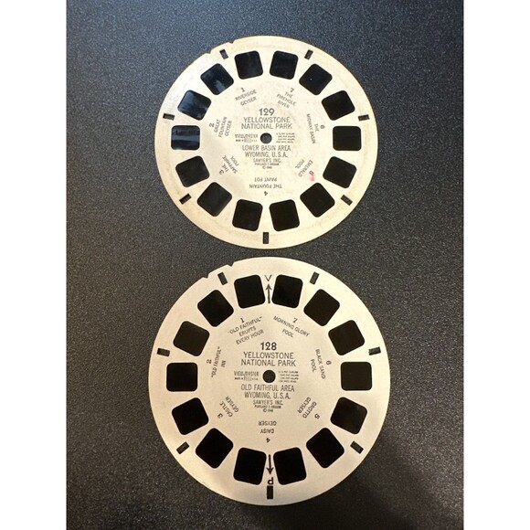Vintage View-Master National Parks Lot 7 Reels - Picture 4 of 9